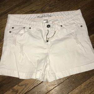 White Maurice’s shorts